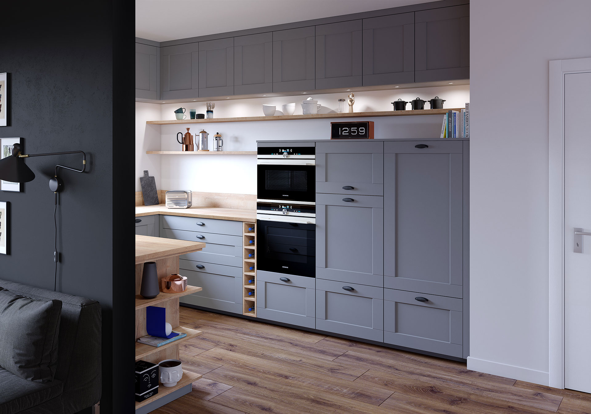 Ad project - 3D visualization of kitchen furniture